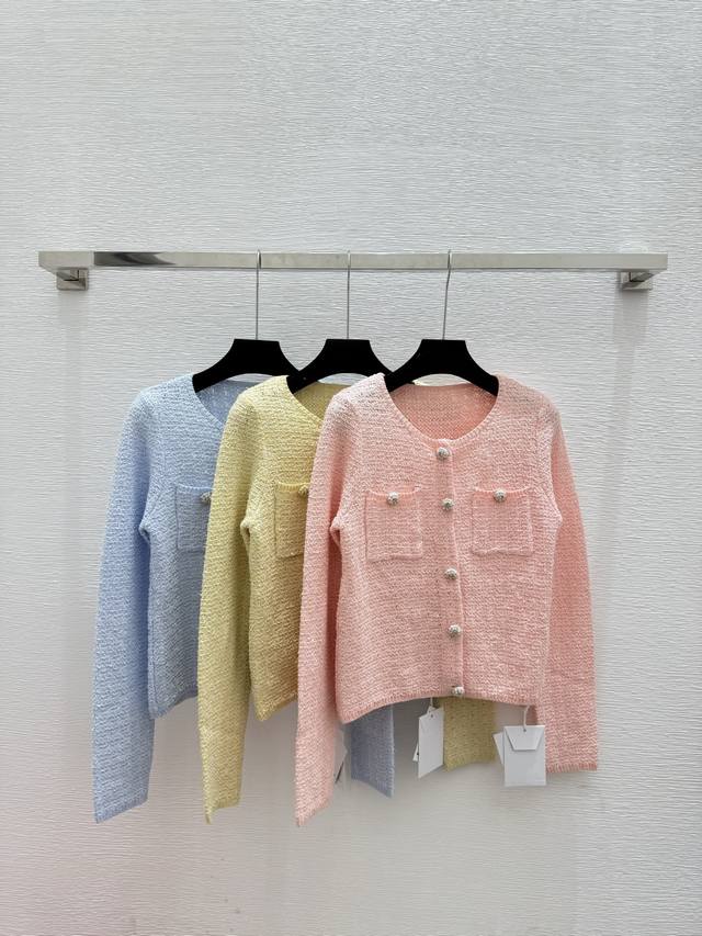 Ch's early autumn new style solid color simple hollow round neck knitted long sl