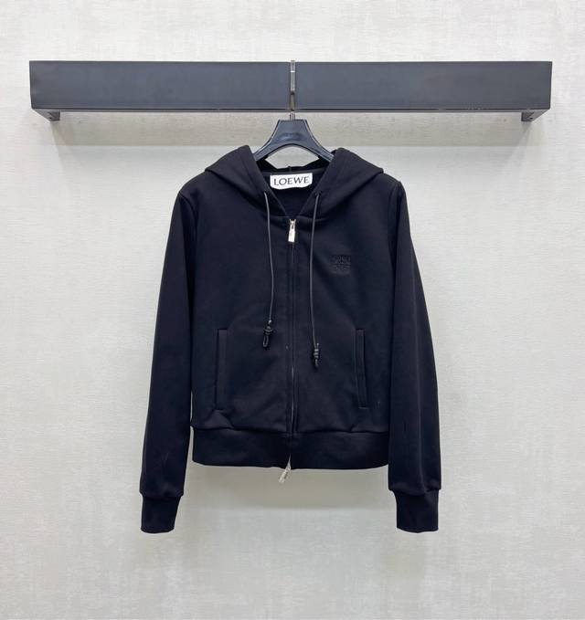 Loew*2025 New Arrival Hooded Drawstring Zip-Up Jacket Custom Made YB Imported Vi