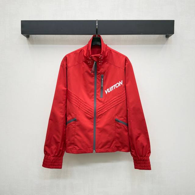 Louis Vuitto*2025 New Arrivals: Custom-Made Hooded Wool Jacket Made of YB Import