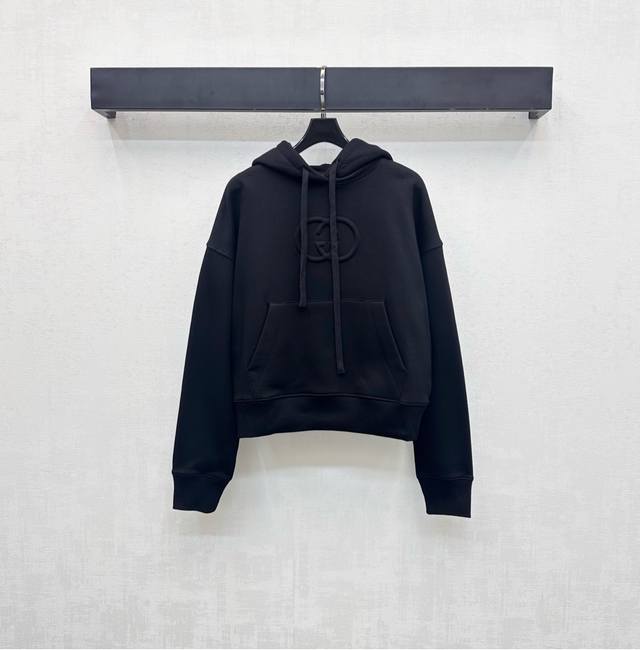 Gucc*2025 New Arrival: Hooded, drawstring, plush sweatshirt. Custom-made YB impo