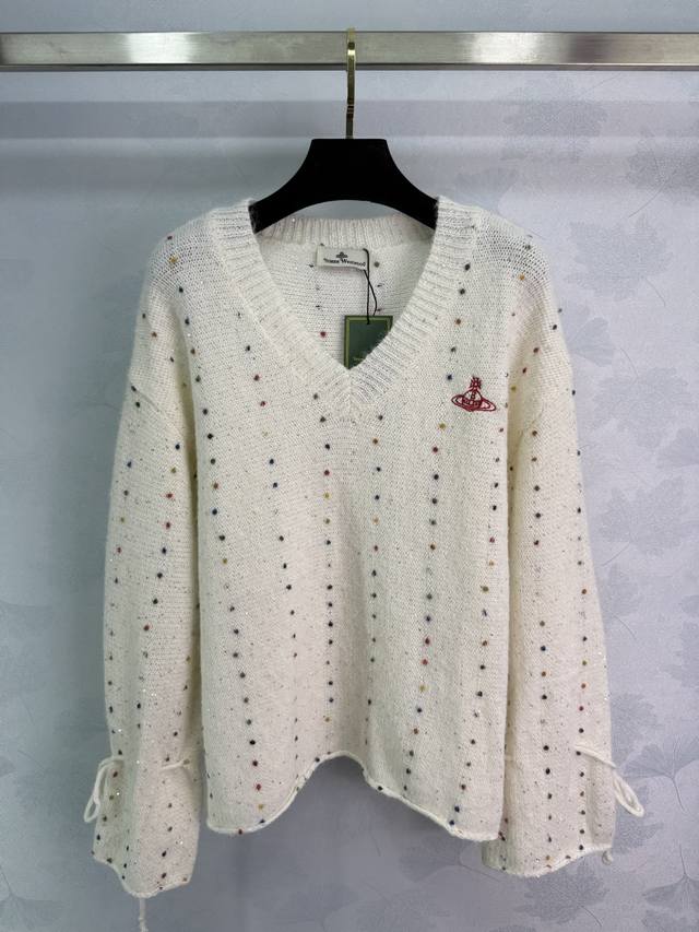 Xitai* 2025 Early Fall new V-neck pullover long-sleeved sweater! Custom-woven w