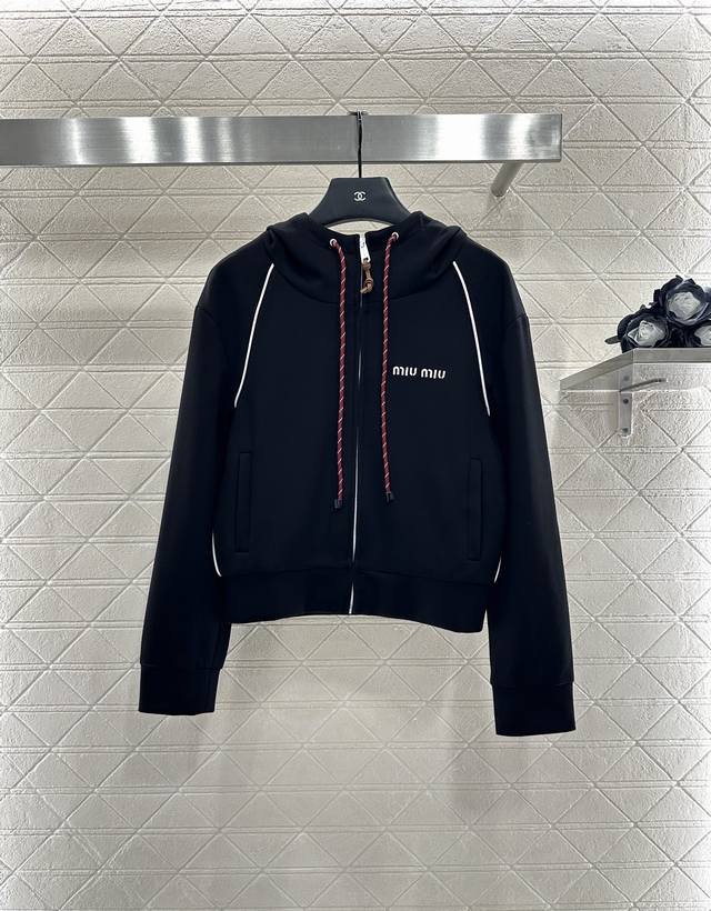 Miumi* 2025 New Arrivals Hooded Jacket and Short Skirt Set Customized Yb importe