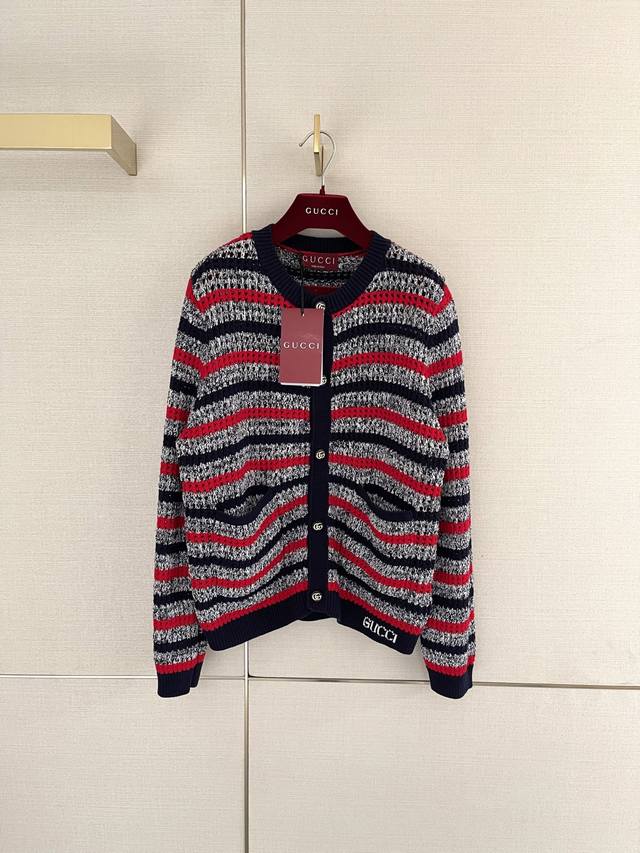 New Arrival ~ 2025 Autumn/Winter New Style ~ Gucc* Knitted Cardigan Made on a S