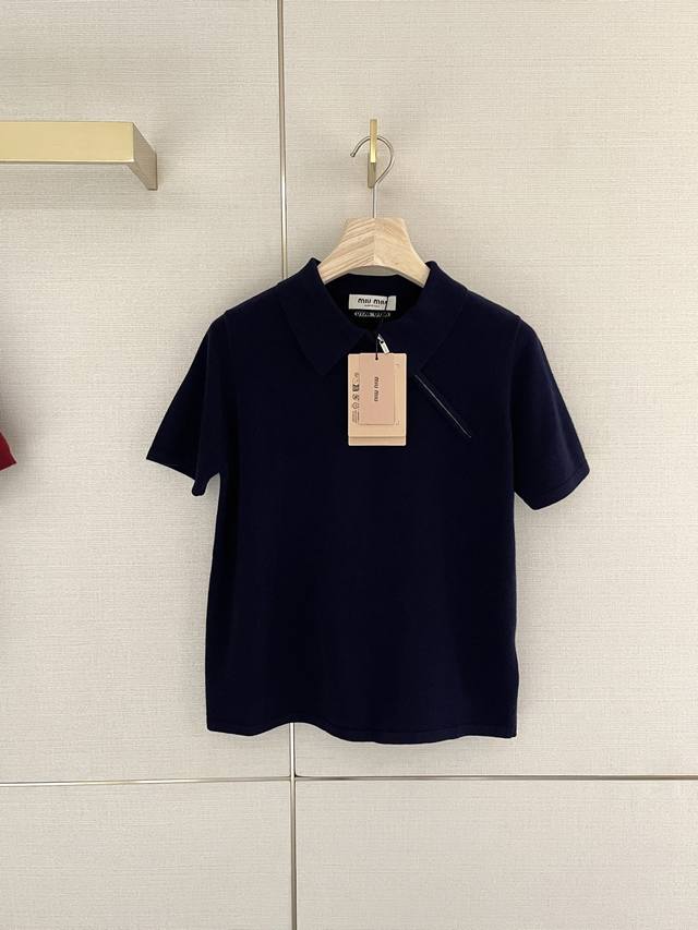 25New side zipper lapel polo short-sleeved layered single-piece artifact, the si