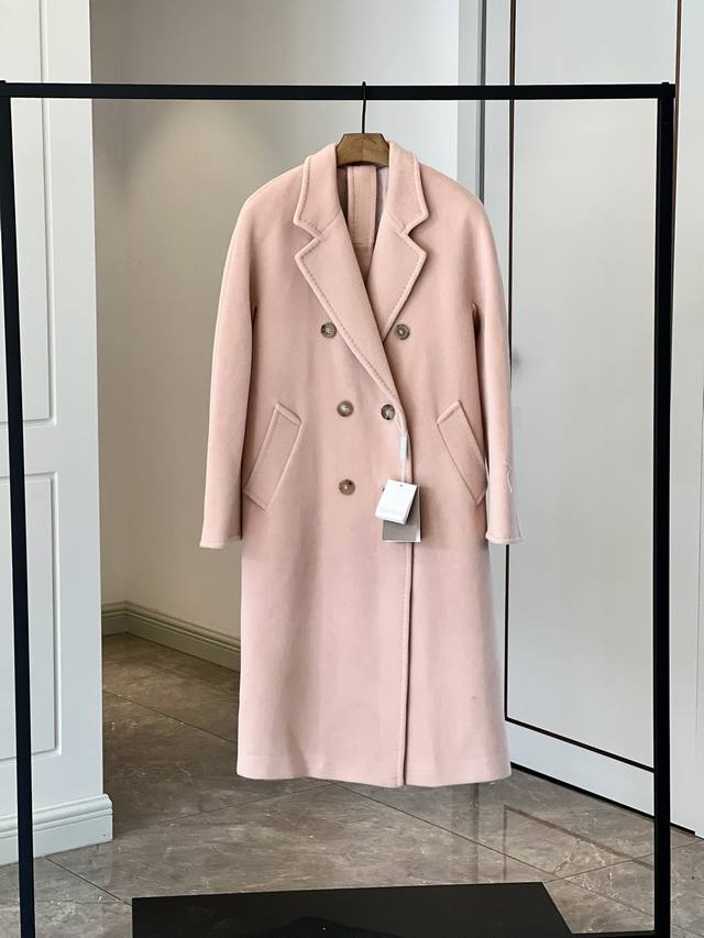 101801 Classic wool coat cherry blossom pink exclusive version truly kills the m