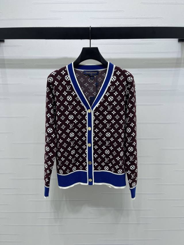 New, original, high-quality Louis Vui*Ton 2025 Early Fall collection! V-neck ja