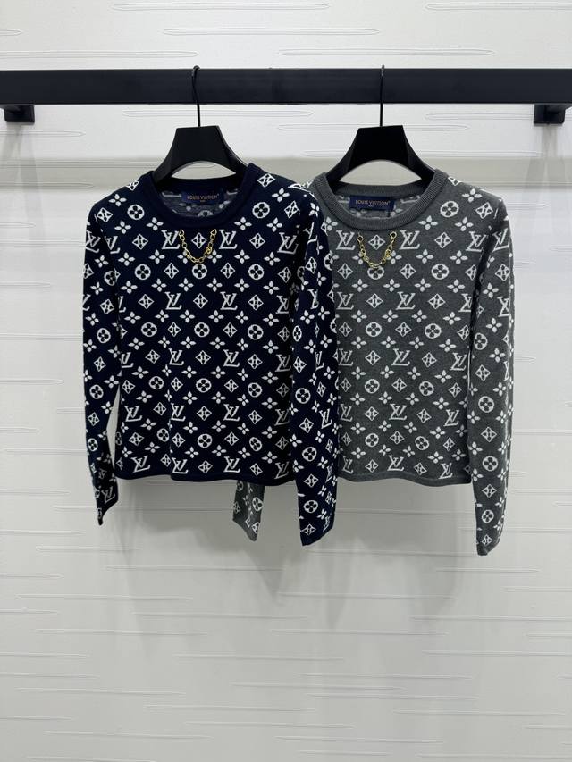 New, original, high-quality Louis Vui*Ton 2025 Early Fall collection! Crew-neck