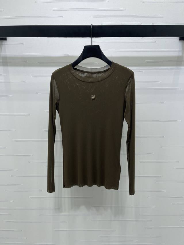 New, original, high-quality Loew* 2025 Early Fall collection! Mesh crew neck ba