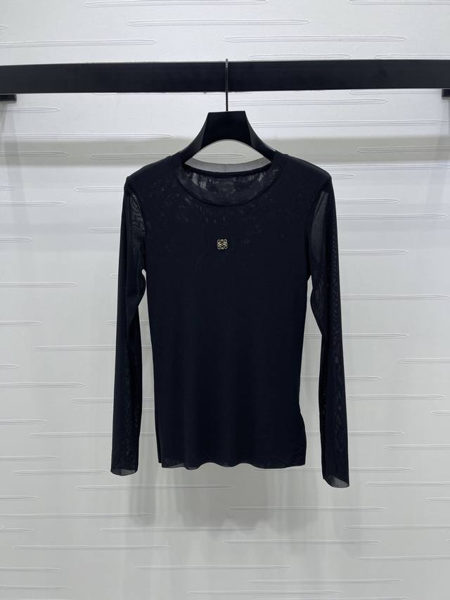 New, original, high-quality Loew* 2025 Early Fall collection! Mesh crew neck ba