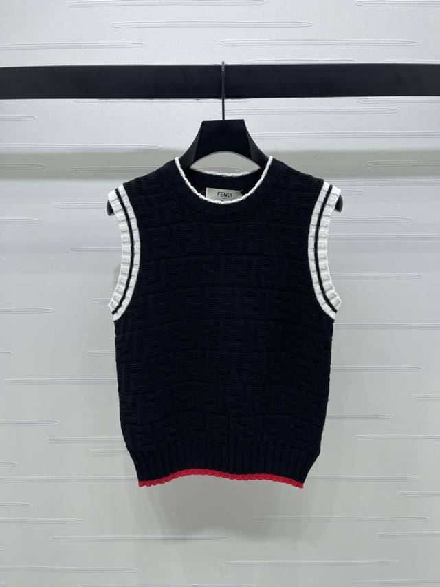 New, original, high-quality Fend* 2025 Early Fall collection! Crew-neck jacquar