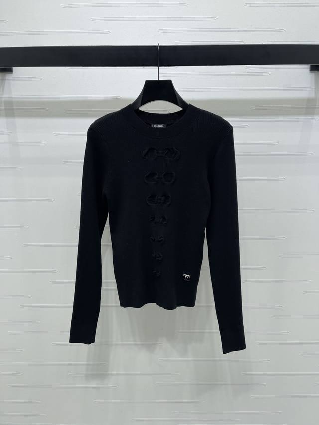 New, original, high-quality Chane* 2025 Early Fall collection! Bow long-sleeved