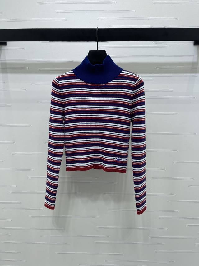 New, original, high-quality Celin* 2025 Early Fall collection! Striped knitted