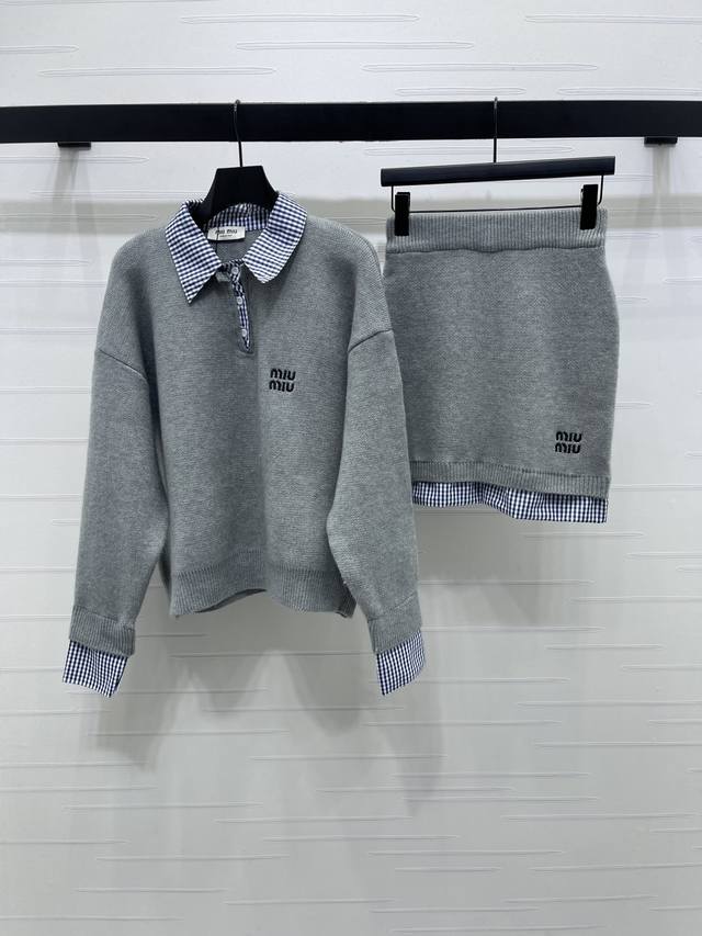 New original high-end quality Miumi*2025 early autumn latest series! Spliced co