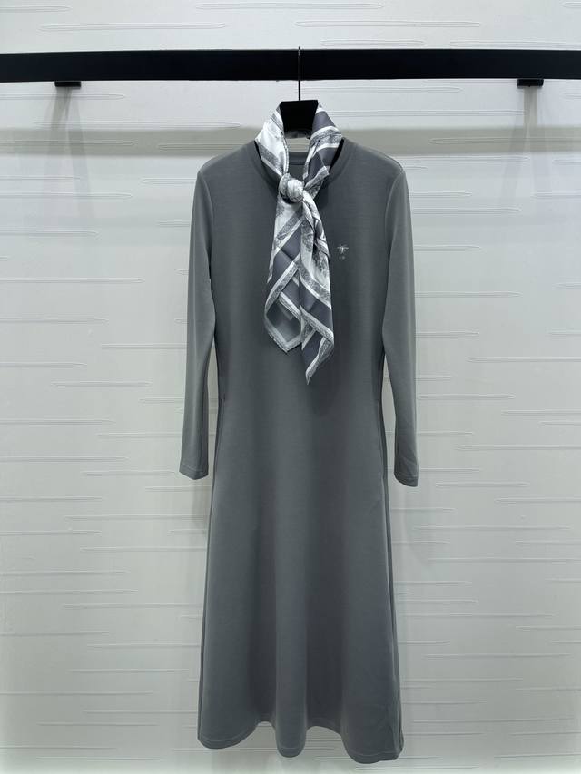 New, original, high-quality Dio* 2025 Early Fall collection! Silk scarf long-sl