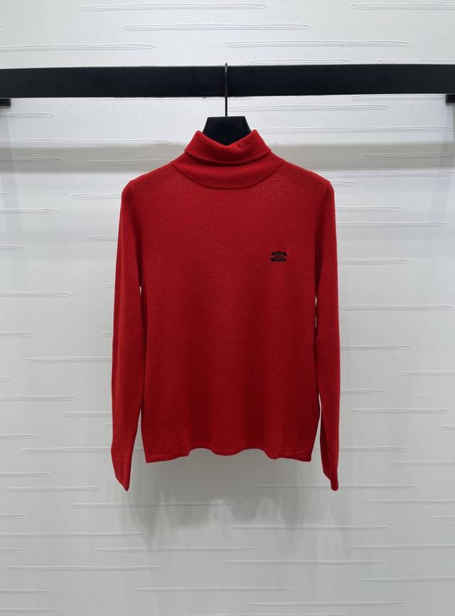 New, original, high-quality Celin* 2025 Early Fall collection! Turtleneck knitt