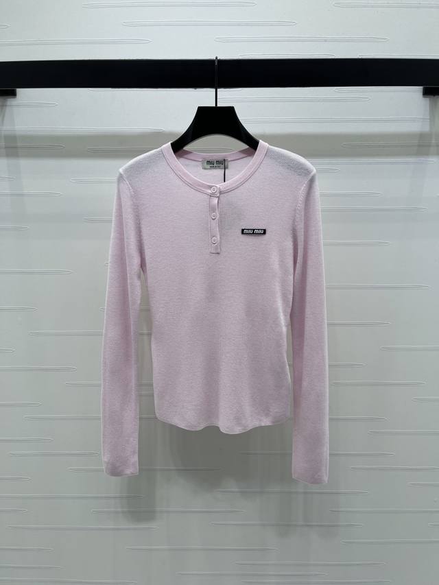 New, original, high-end quality, Miumi* 2025 Early Fall collection! Round-neck