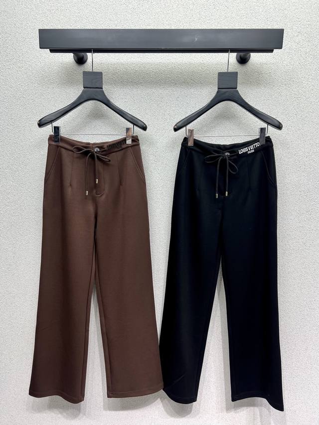 L's embroidered letter suit casual trousers are so beautiful! Exquisite and ever