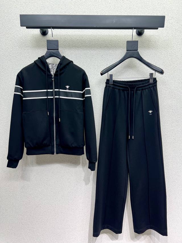 D's Little Bee double-sided jacket and trousers casual suit is fashionable, hand