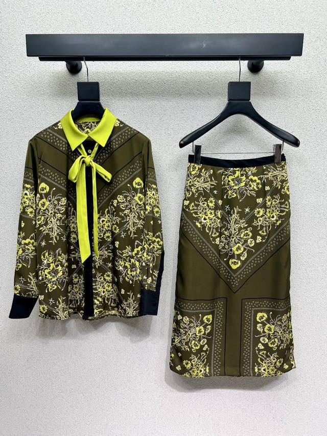 G home penetration print shirt skirt separately! High-end atmosphere full of wea