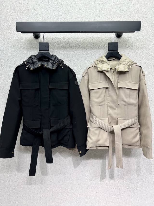 Moncler fake two-piece down jacket with full overall warmth effect, regular sty