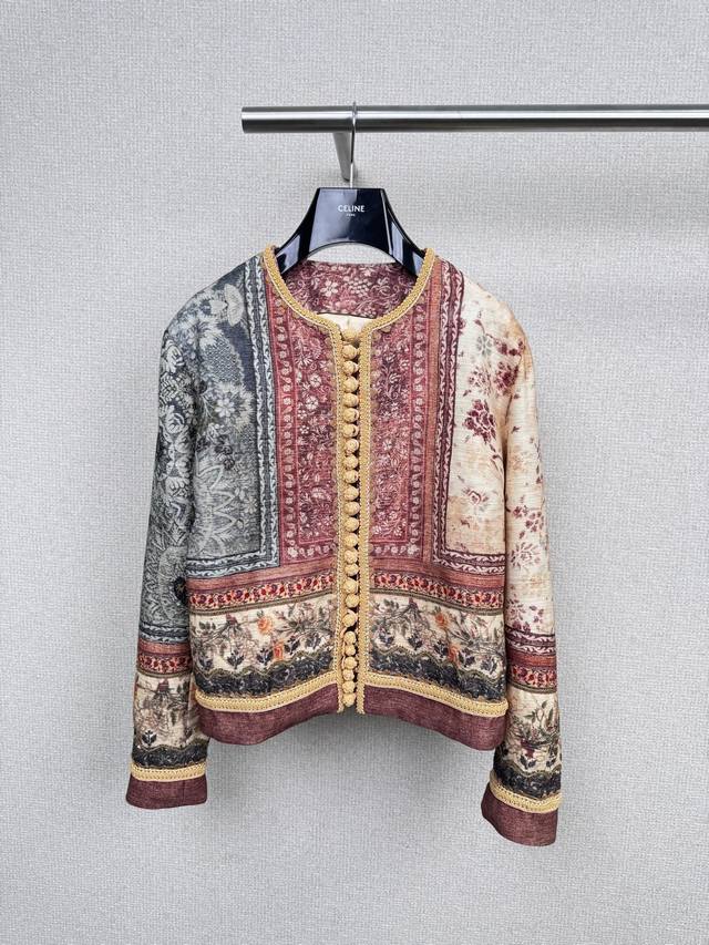 Into The East's Spring/Summer 25 Tussah silk handmade serge print jacket feature