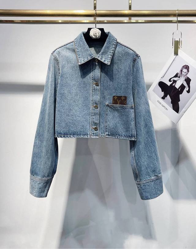New exclusive high-end denim jacket first release 25Aw Louis Vuitto's exclusive