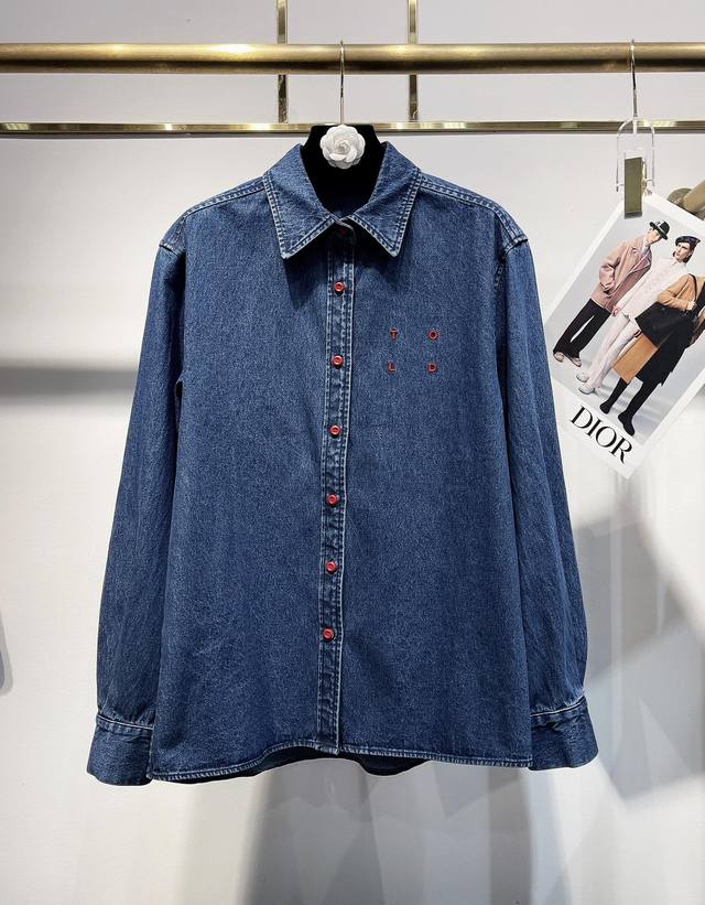 New exclusive high-end denim shirt debuts at 25Aw. Loew* exclusive hot-seller r