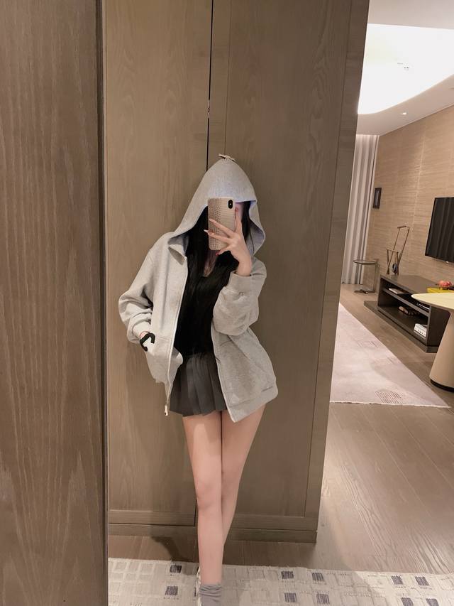 Xiaoxiang hooded custom-made cardigan jacket Sml