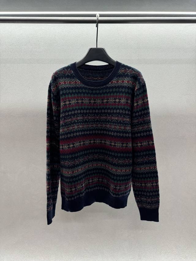 2025 Autumn And Winter ! 1:1! Ralph Lauren, This Fair Isle patterned sweater, w