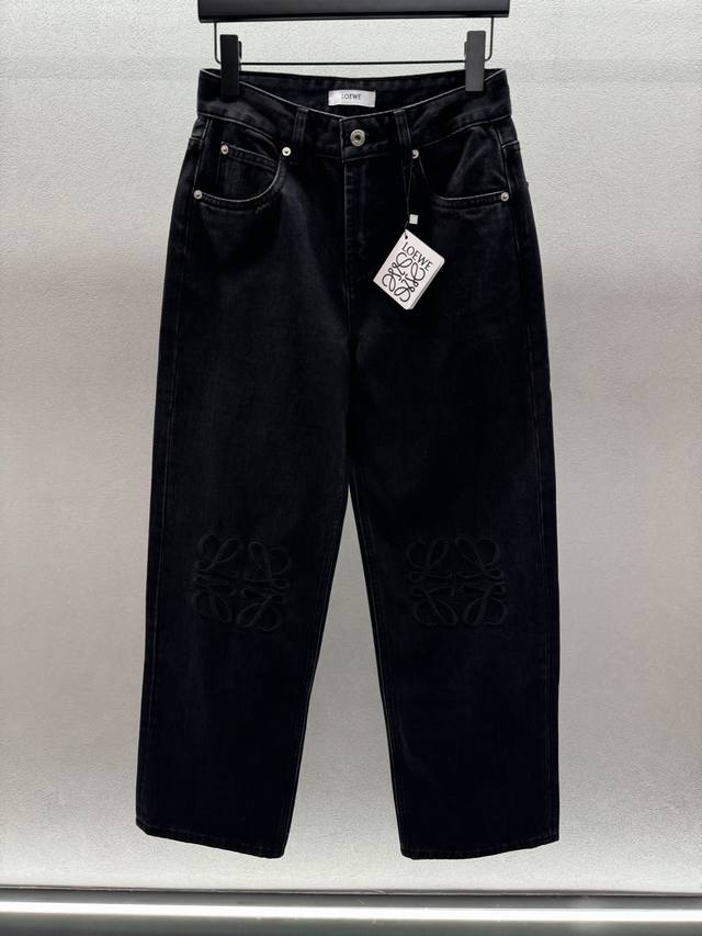 2025 Autumn And Winter ! Loew*, knee-embroidered logo trousers, custom Yb hardw