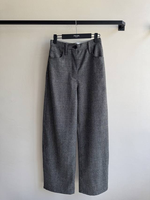 prad* New style, old money style suit pants ~ low-key yet individual, woolen pin