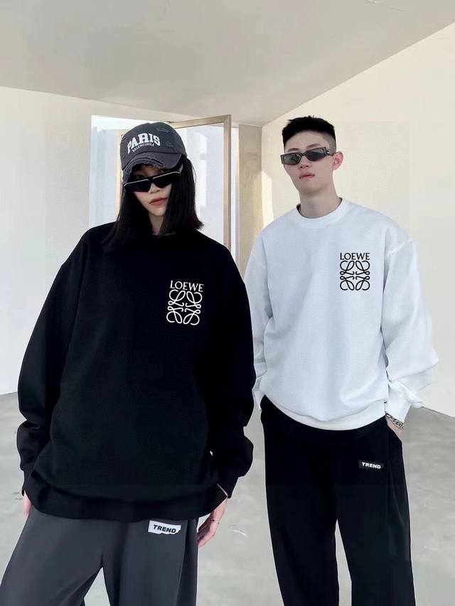 New Hoodie. Style No.: L08. Loewe Basic Logo Letter Print Series Couple Hoodie .