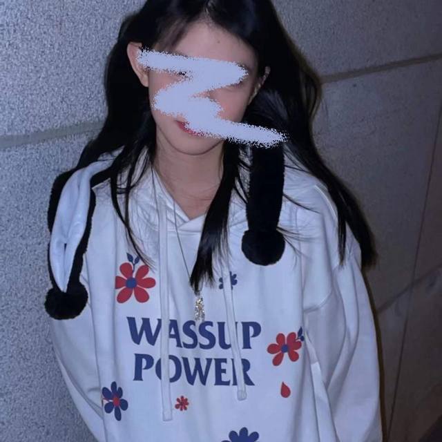 Updated terry cloth sweatshirt, style number: 820 Wassup printed small flower pu