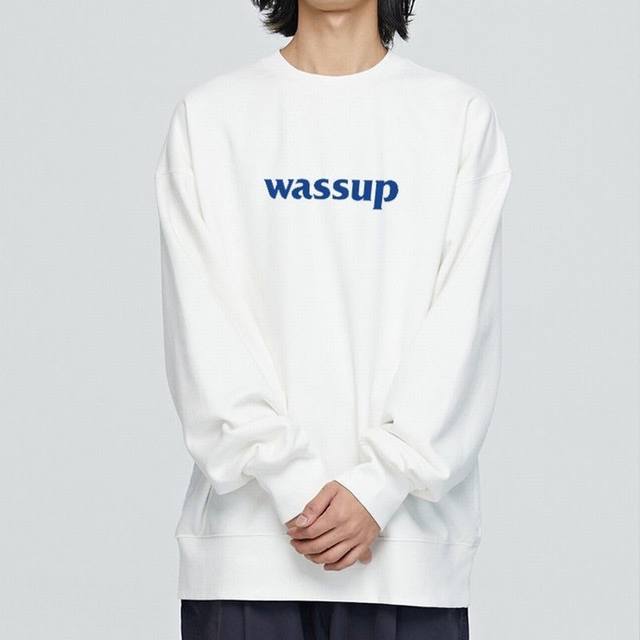 Sweatshirt Update: Terry Cloth Style No.: 824. Wassup Classic Trendy Print Sweat