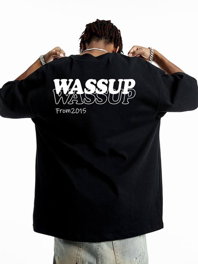 New Arrival Short-Sleeve T-Shirt with Upgraded Fabric, Style No.: K21 Wassup2640