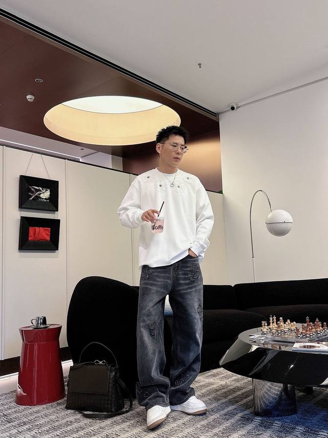 Clothes, Pants. Ch Chrome Hearts Cross Horseshoe Chrome Hearts Sanskrit Burnishe