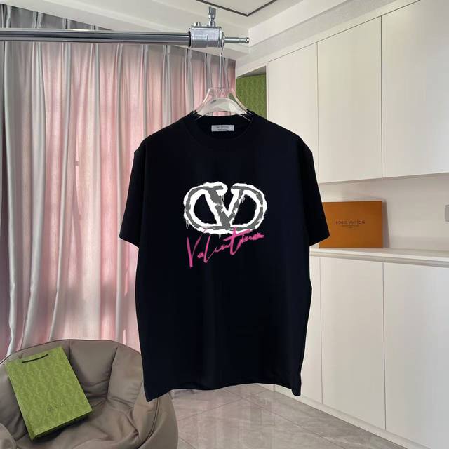 Valentin 2025 Autumn New Style Personalized Letter Logo Print Custom Fabric 300G