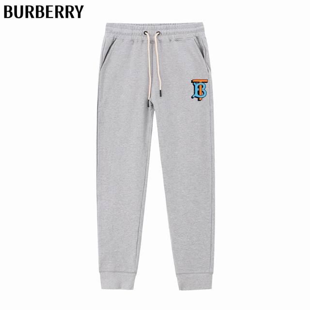 Burberry minimalist brand logo sweatpants. Made in China by a domestic OEM facto