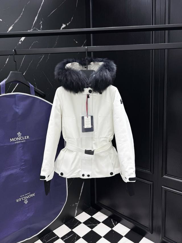 2025 Autumn/Winter New Ski Suit with Fox Fur Collar, Original 1:1 Custom Made, A