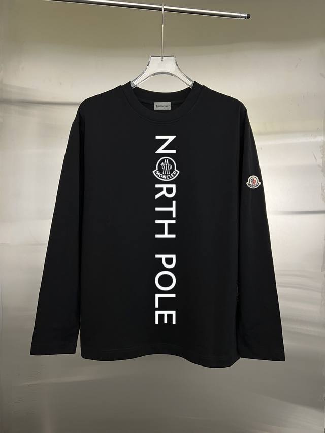 Style: Moncler Long T-Shirt Fabric: 300g Double Yarn 100% Cotton Ribbing: 320g S