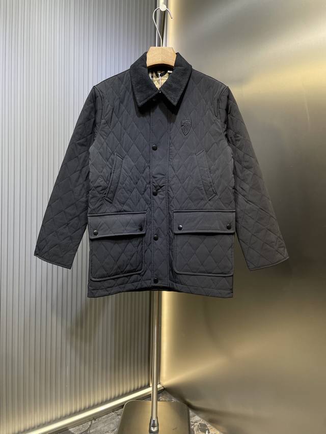 Burberry Burberry 25Ss New Solid Color Lapel Single-Breasted Long-Sleeve Jacket,