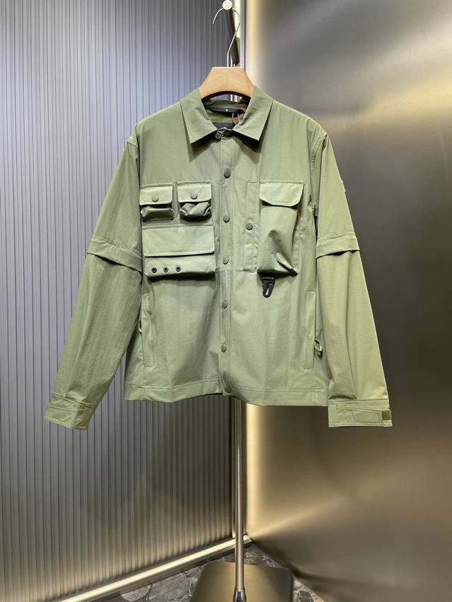 Moncler Grenoble Functional Outdoor Jacket Custom-dyed Double Elastic Mercerized