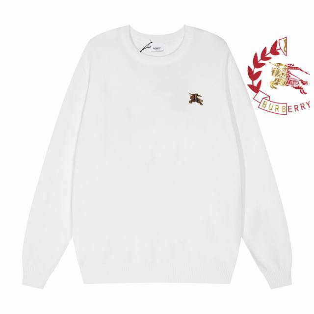 Burberry three-label classic exclusive logo check equestrian logo design SS new