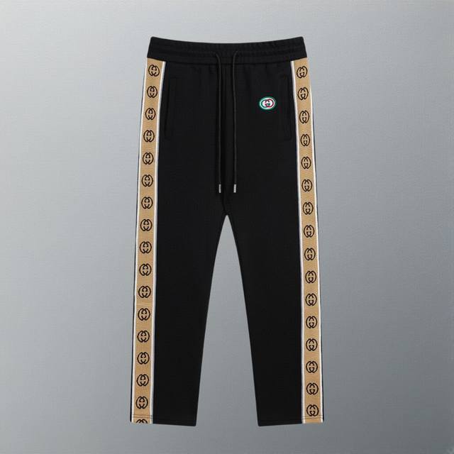 High-quality Gucci trousers, custom-made pure cotton 380g 3M reflective webbing
