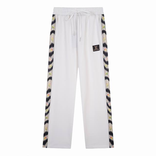 Lv Louis Vuitton 2025 Autumn/Winter New Casual Straight Leg Pants Embroidered Lo