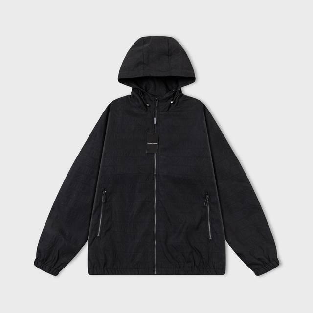 Armani 2025 Fall/Winter New Hooded Trench Jacket, same as the official website,