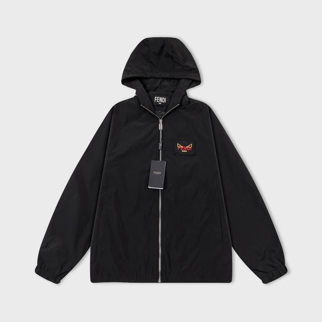 Fendi 2025 Fall/Winter New Hooded Trench Jacket, same as the official website, w