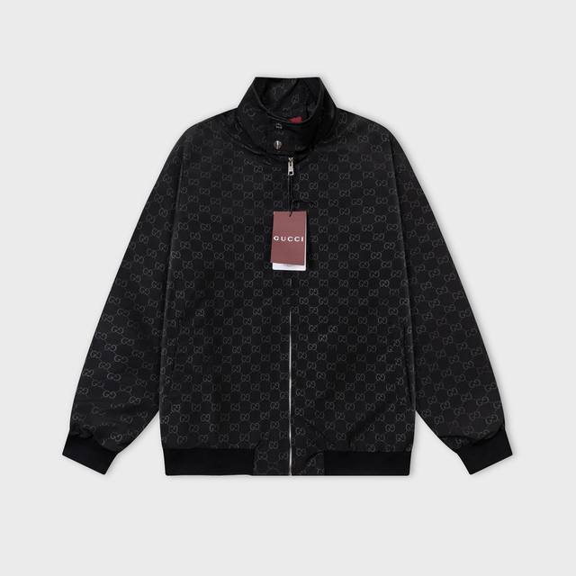 Gucci 2025 Fall/Winter New Stand Collar Jacket, Official Website Synchronized Fu