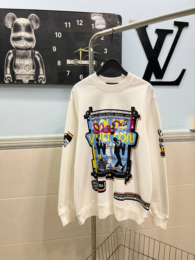 Style No. 245 Louis Vuitton - LV Band Musician Crew Neck Short-Sleeve Shirt. Mad