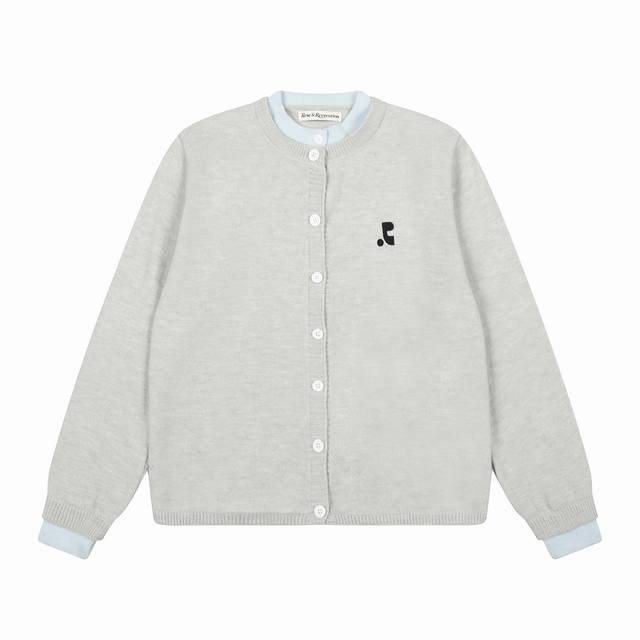 Rest&Rearection Zhao Lusi's Classic Embroidered Rr Logo Color Block Faux Two-Pie